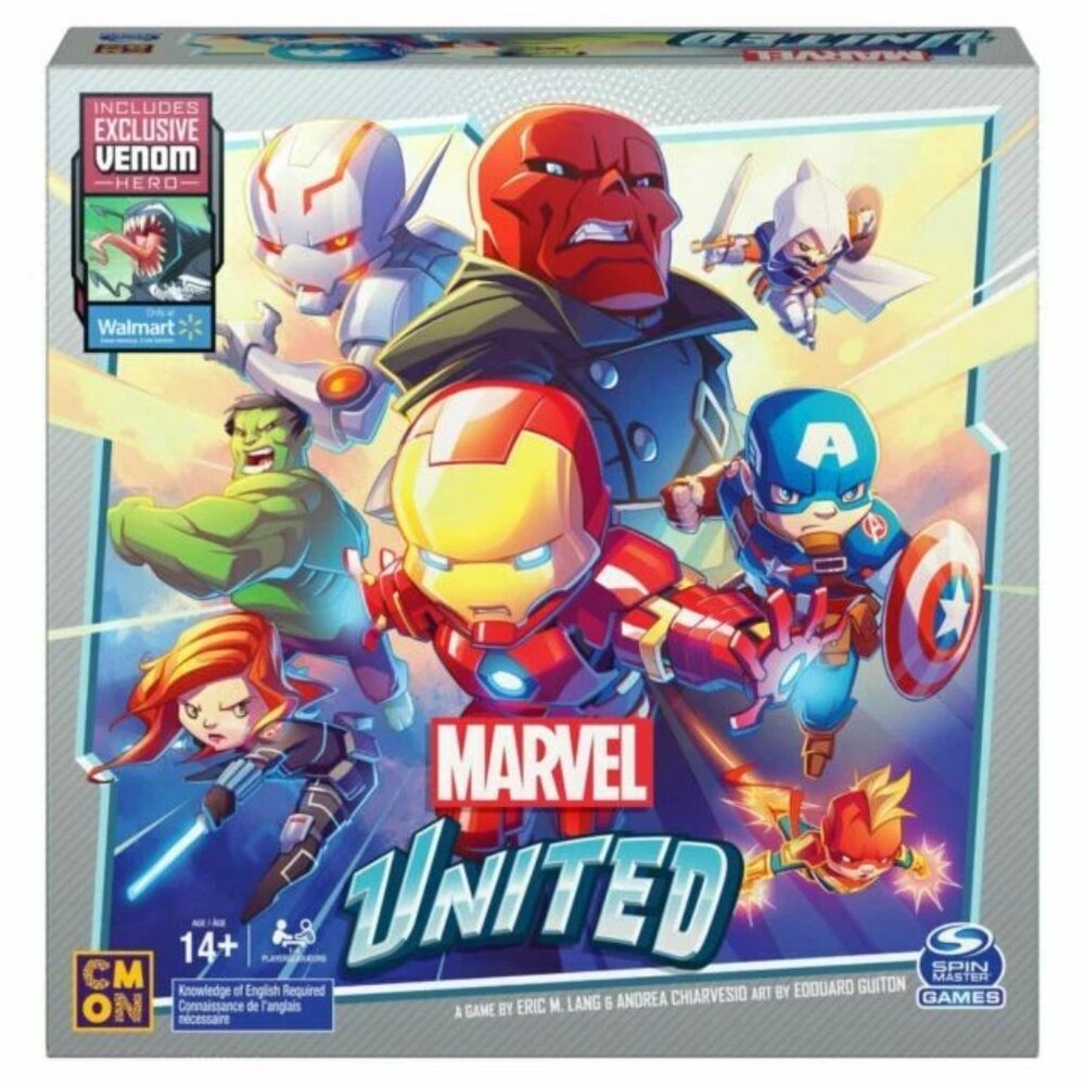 Marvel United Super Hero Cooperative Strategy Card Game with Venom New in Box